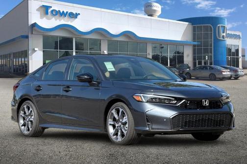 Meteorite Gray Metallic 2026 Honda Civic Hybrid Sport Touring
