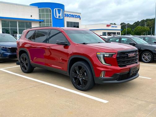 Volcanic Red Tintcoat 2024 GMC Acadia FWD Elevation
