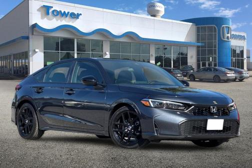 Meteorite Gray Metallic 2026 Honda Civic Sport
