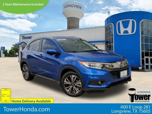 Aegean Blue Metallic 2021 Honda HR-V EX
