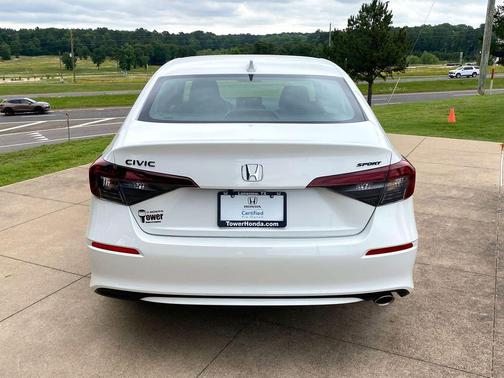 Platinum White Pearl 2026 Honda Civic Sport