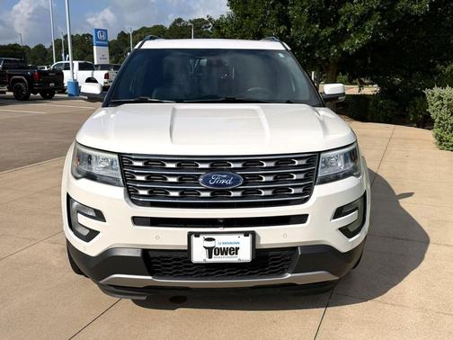 White Platinum 2017 Ford Explorer Limited