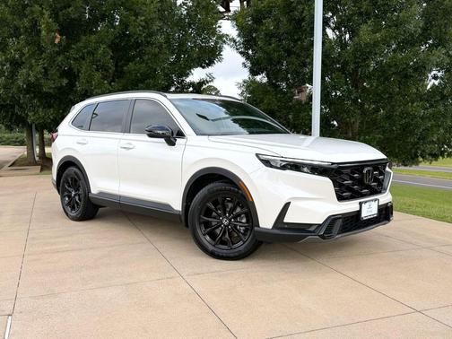 Platinum White Pearl 2024 Honda CR-V Hybrid Sport FWD