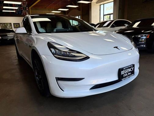 Pearl White Multi-Coat 2020 Tesla Model 3 Standard Range