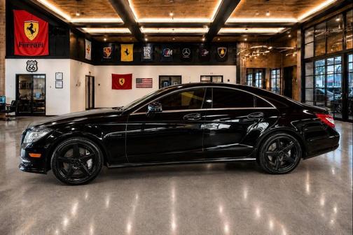 Black 2012 Mercedes-Benz CLS-Class CLS 550 4dr Sedan