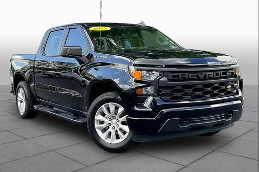 Black 2023 Chevrolet Silverado 1500 Custom