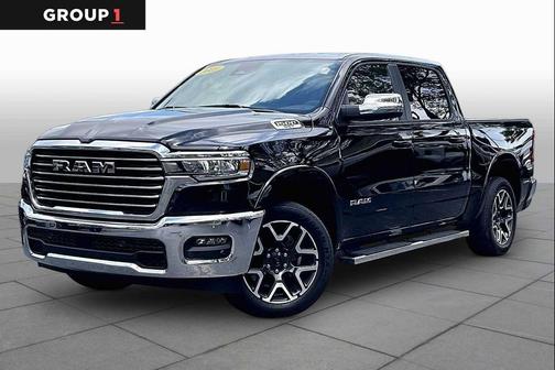Black 2025 RAM 1500 Laramie