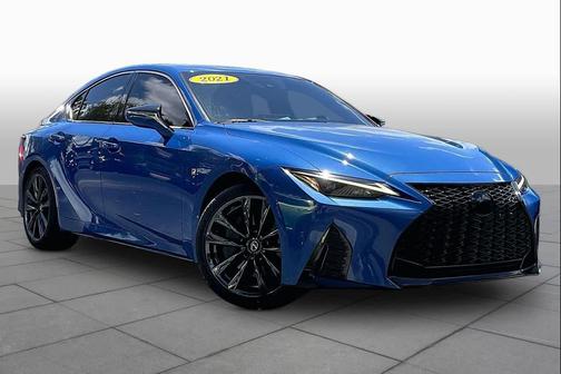 Blue 2021 Lexus IS 350 Base