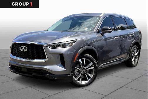 Gray 2023 INFINITI QX60 Luxe