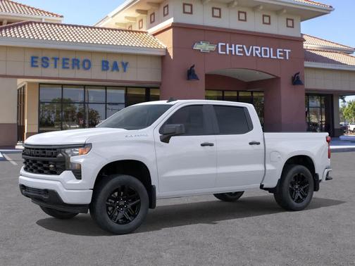 Summit White 2026 Chevrolet Silverado 1500 Custom