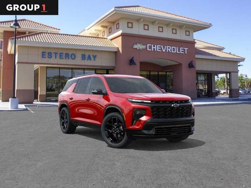 Red 2026 Chevrolet Traverse RS