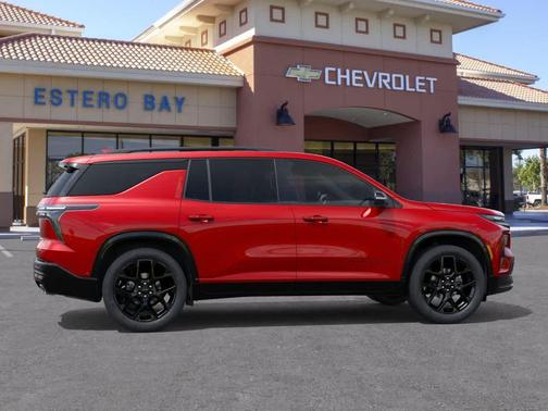 Red 2026 Chevrolet Traverse RS