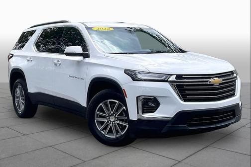 Summit White 2023 Chevrolet Traverse LT Cloth