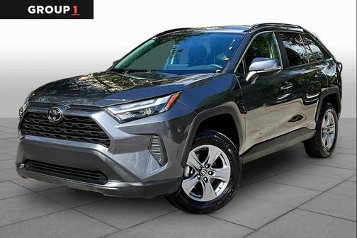 Gray 2025 Toyota RAV4 Hybrid XLE