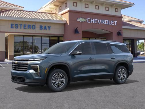 Lakeshore Blue Metallic 2026 Chevrolet Traverse LT