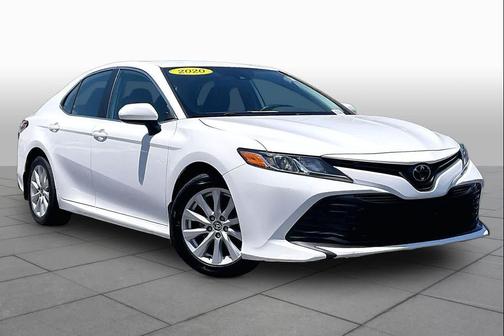 White 2020 Toyota Camry LE