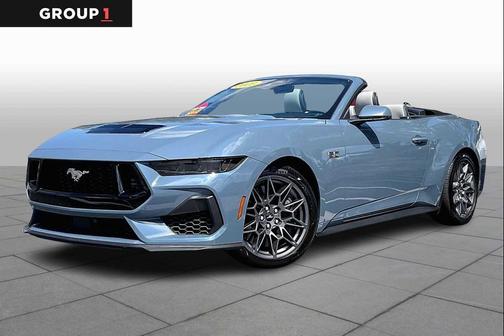 Blue 2025 Ford Mustang GT Premium