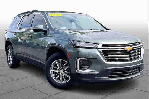 Silver Sage Metallic 2023 Chevrolet Traverse LT Cloth