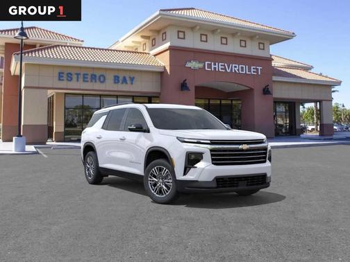 White 2026 Chevrolet Traverse LT