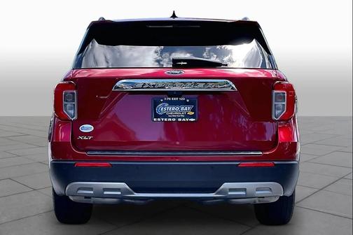 Red 2023 Ford Explorer XLT