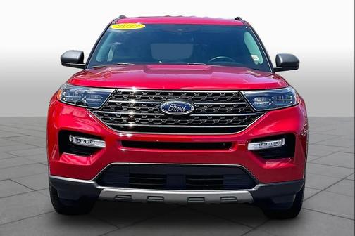 Red 2023 Ford Explorer XLT