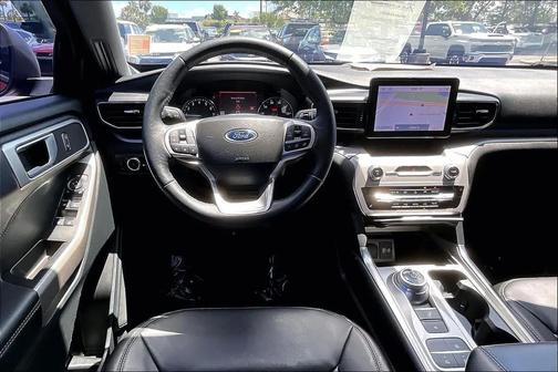 Red 2023 Ford Explorer XLT