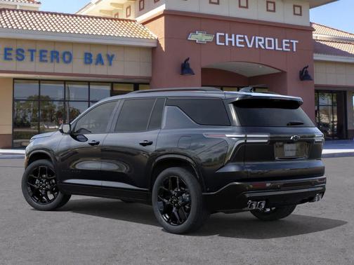Black 2026 Chevrolet Traverse RS