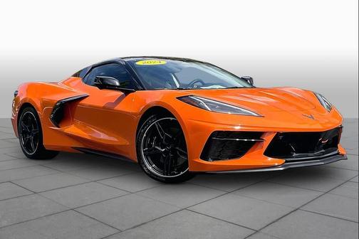Orange 2024 Chevrolet Corvette Stingray w/3LT