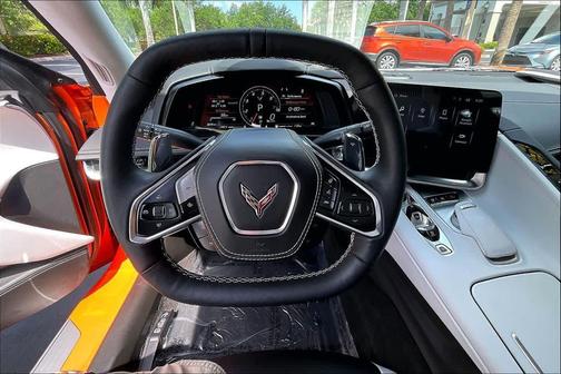 Orange 2024 Chevrolet Corvette Stingray w/3LT