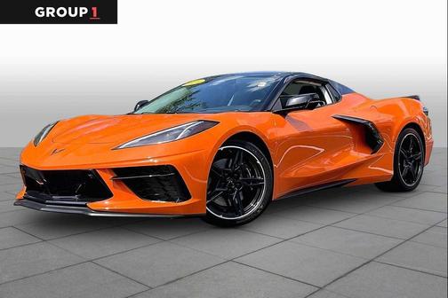 Orange 2024 Chevrolet Corvette Stingray w/3LT