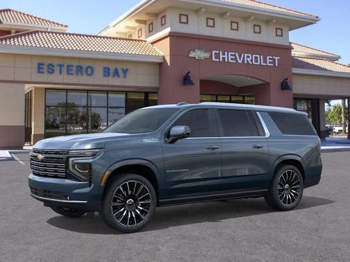 Lakeshore Blue Metallic 2026 Chevrolet Suburban High Country, 4WD