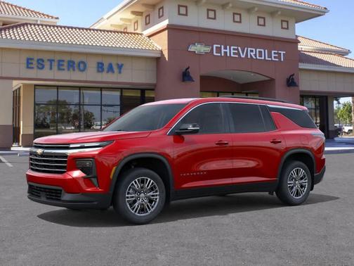 Red 2026 Chevrolet Traverse LT