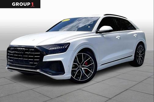 White 2023 Audi Q8 55 Prestige