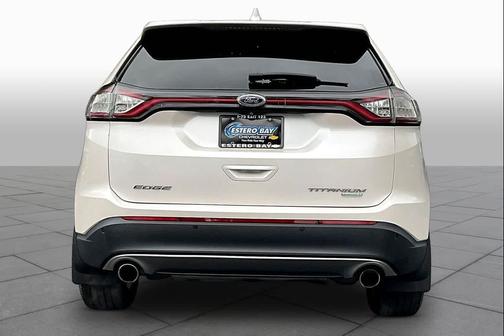 White 2017 Ford Edge Titanium