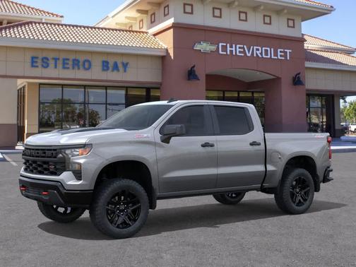 Sterling Gray Metallic 2026 Chevrolet Silverado 1500 Custom Trail Boss