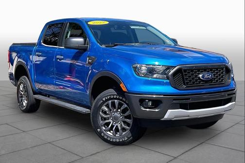 Blue 2022 Ford Ranger XLT