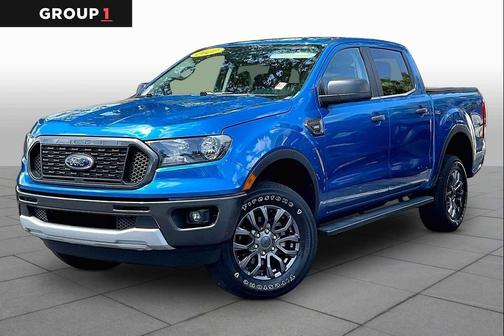 Blue 2022 Ford Ranger XLT