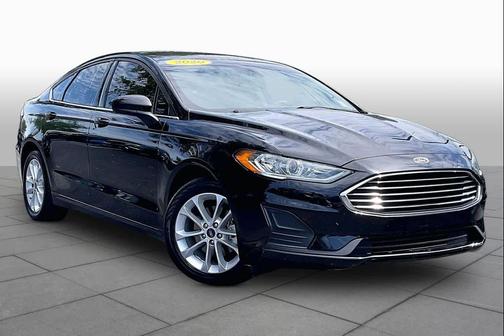 Black 2020 Ford Fusion Hybrid SE