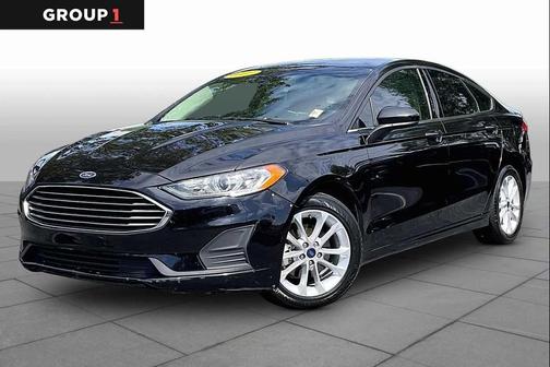 Black 2020 Ford Fusion Hybrid SE