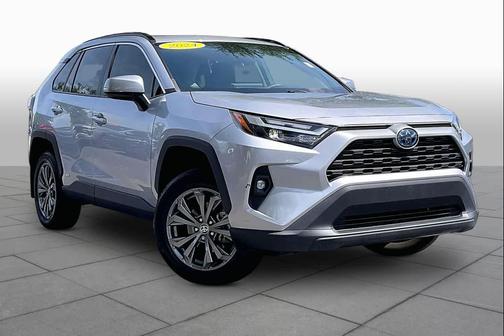 Silver 2024 Toyota RAV4 Hybrid XLE Premium