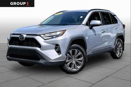 Silver 2024 Toyota RAV4 Hybrid XLE Premium