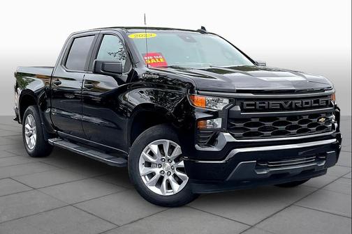 Black 2023 Chevrolet Silverado 1500 Custom