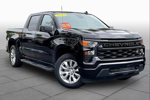 Black 2023 Chevrolet Silverado 1500 Custom