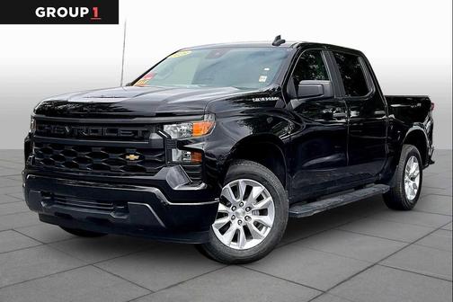 Black 2023 Chevrolet Silverado 1500 Custom