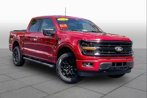 Red 2025 Ford F-150 XLT