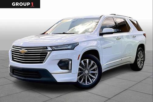 White 2022 Chevrolet Traverse Premier