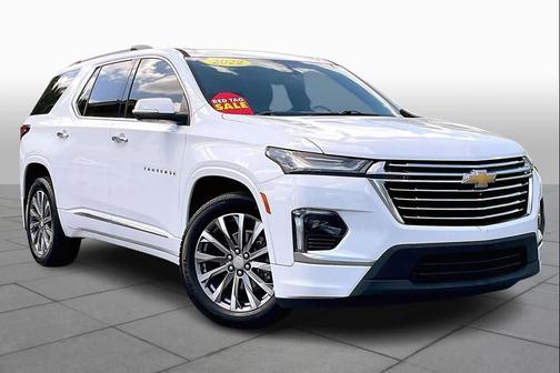 White 2022 Chevrolet Traverse Premier