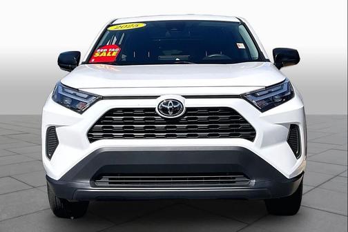 White 2025 Toyota RAV4 LE
