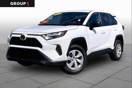 White 2025 Toyota RAV4 LE