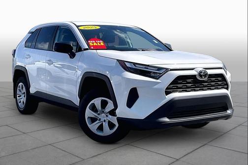 White 2025 Toyota RAV4 LE